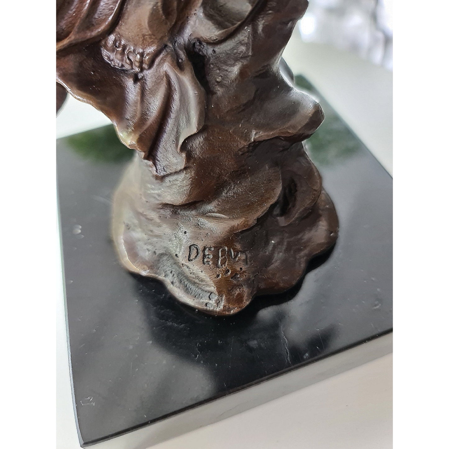 Bronze Sculpture Angel " Psyche And Eros " Statue Figure Cupid