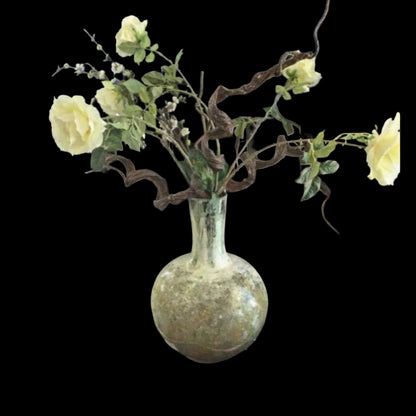 Large Vintage Hand Painted/ Handmade Texture Vase