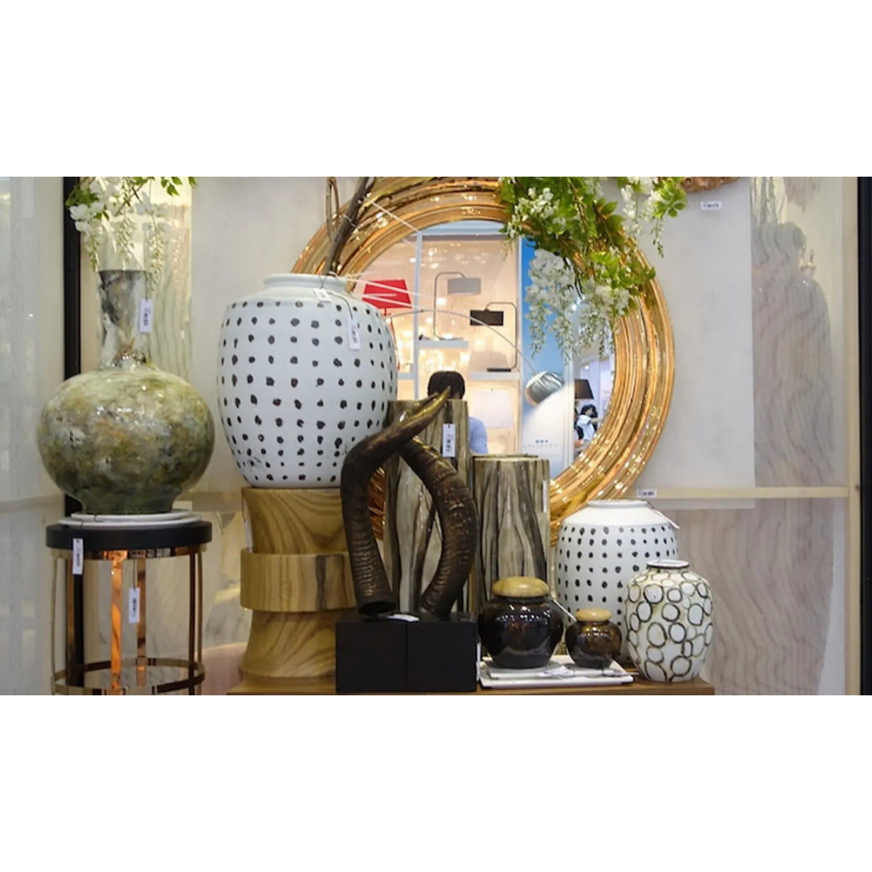 Large Vintage Hand Painted/ Handmade Texture Vase