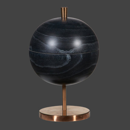 Onyx Bowl On Copper Footing