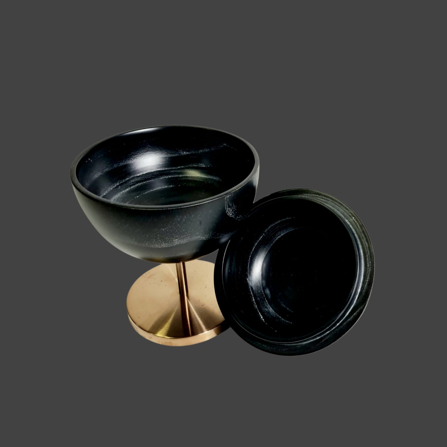 Onyx Bowl On Copper Footing