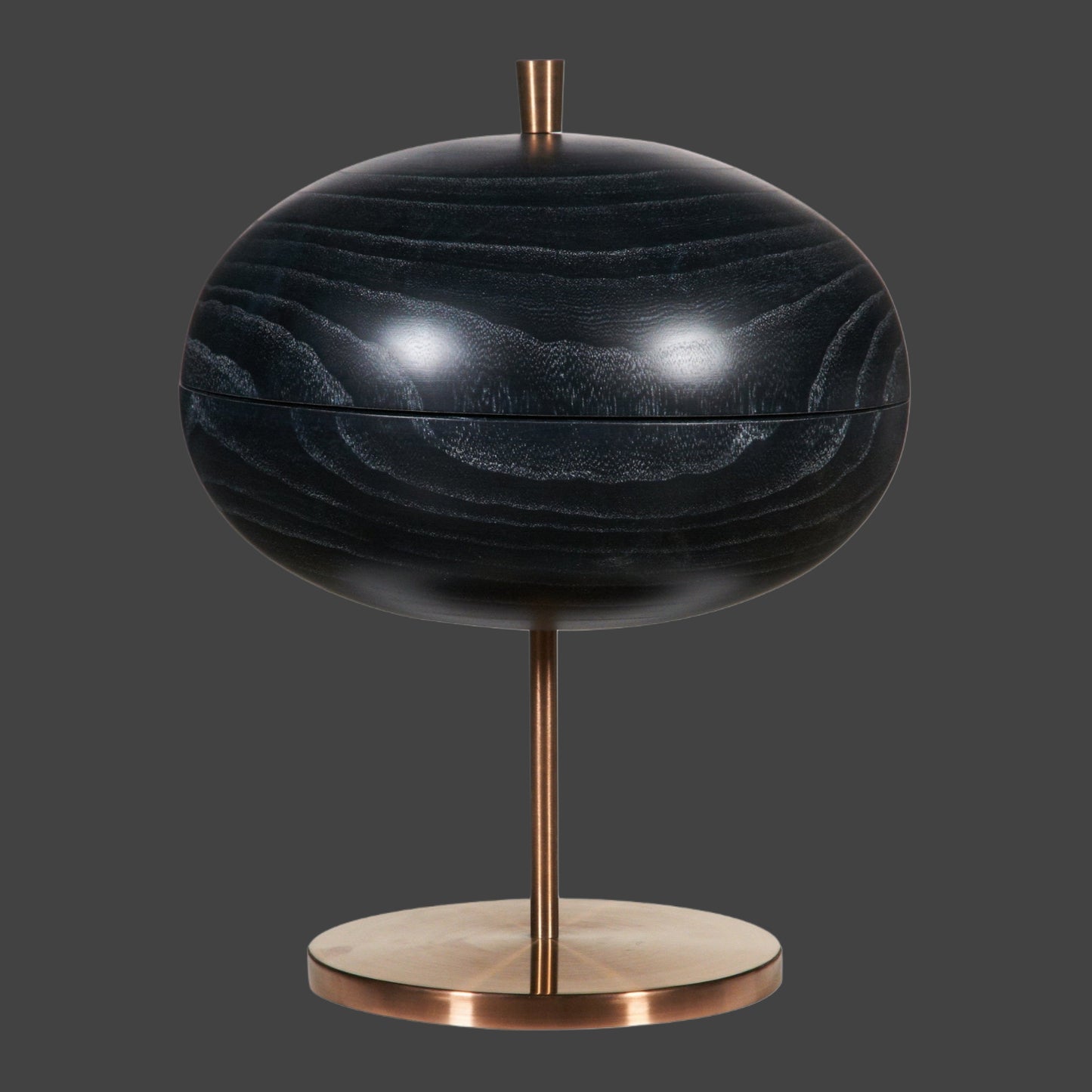 X Large Onyx Bowl on Copper Footing