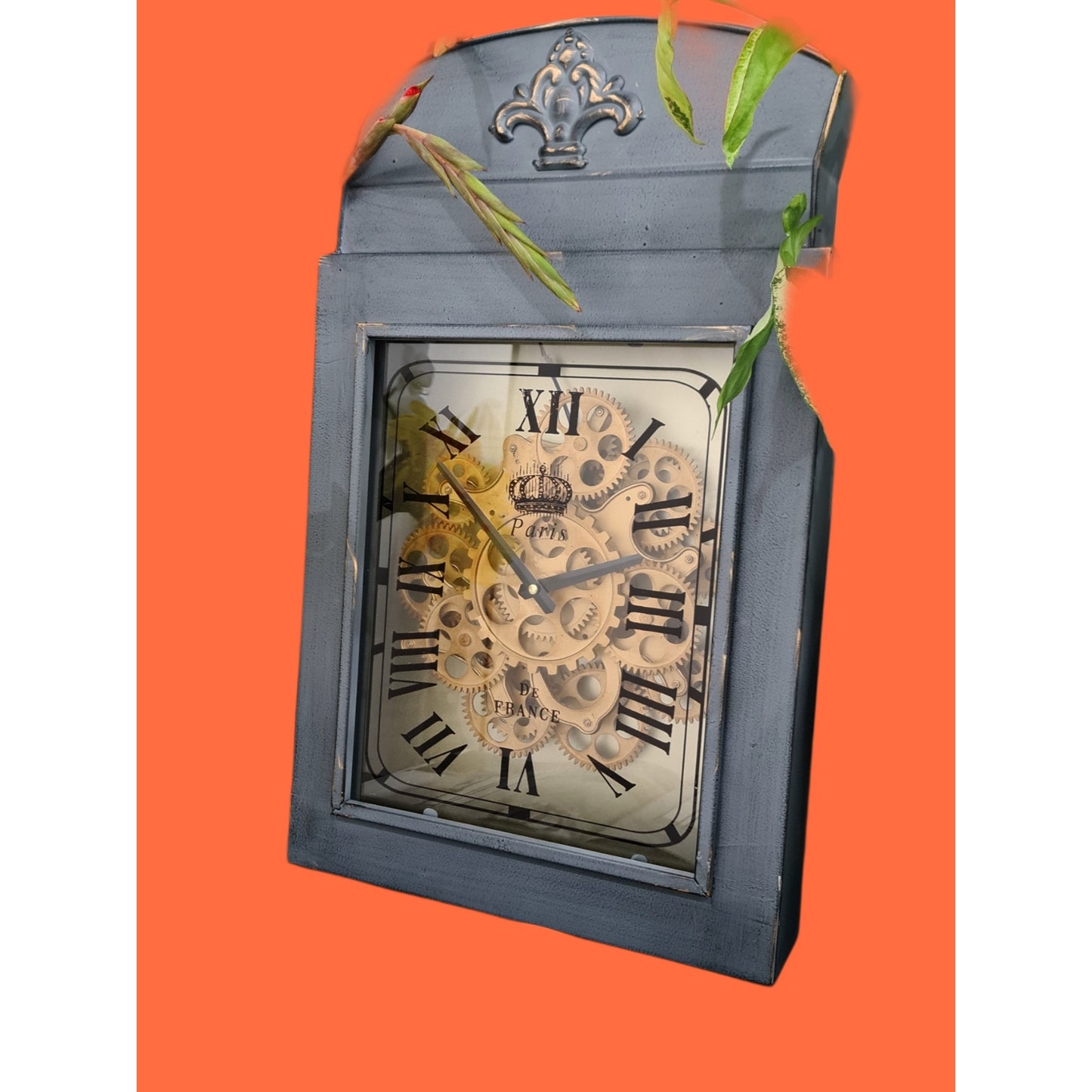 Old Town Square Paris De France 59 Cm Gear Wall Clock