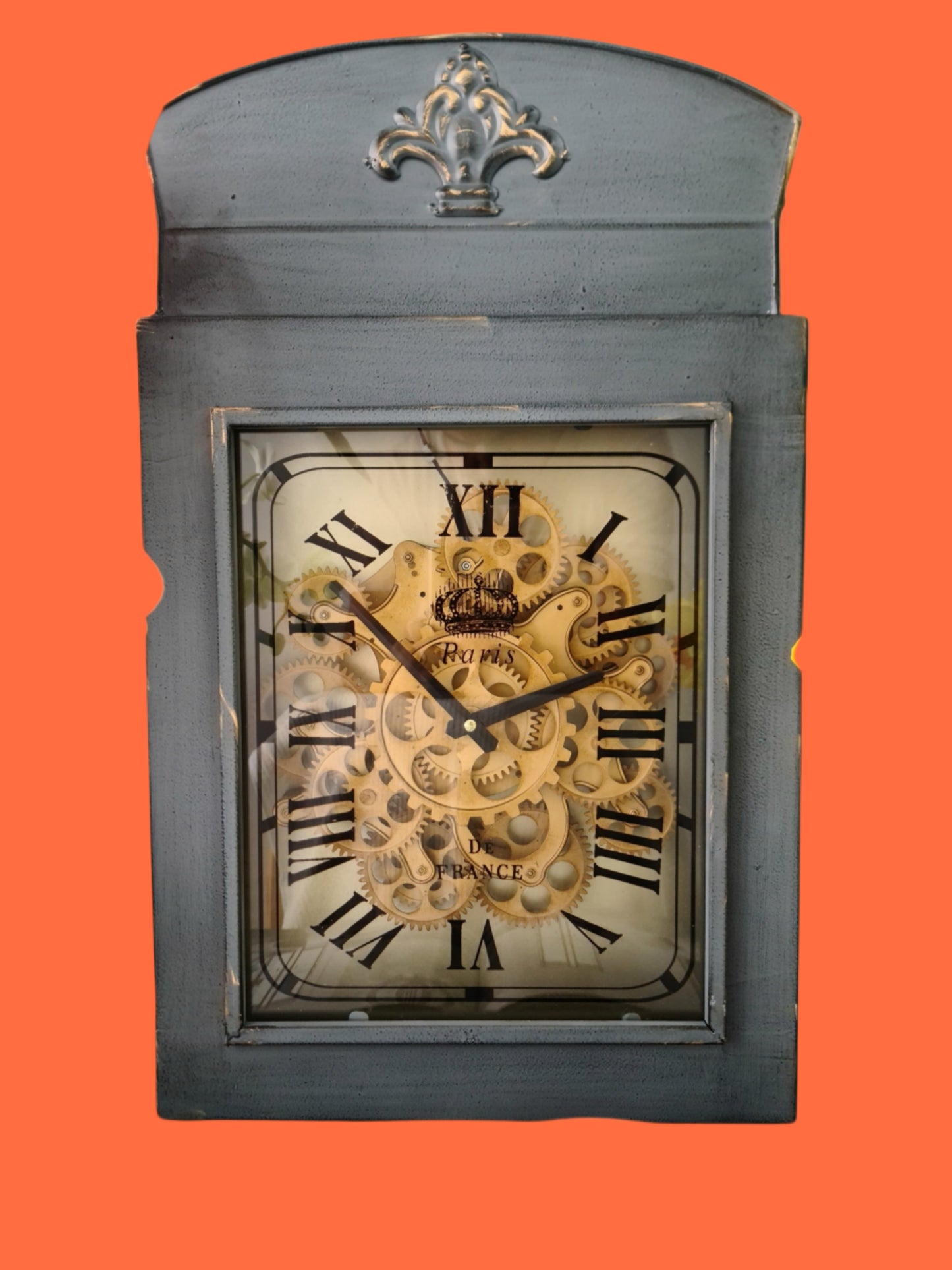 Old Town Square Paris De France 59 Cm Gear Wall Clock