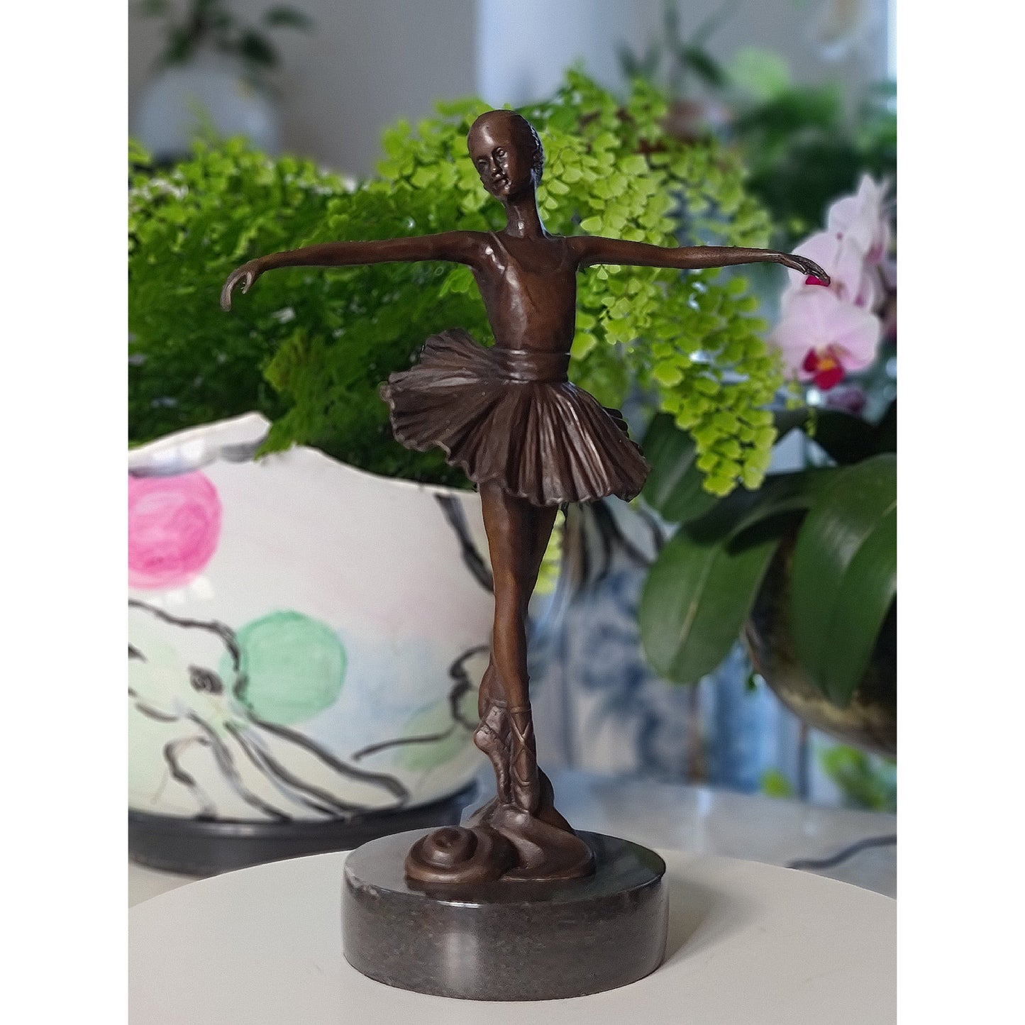Female Ballerina Sculpture Art Home Decor
