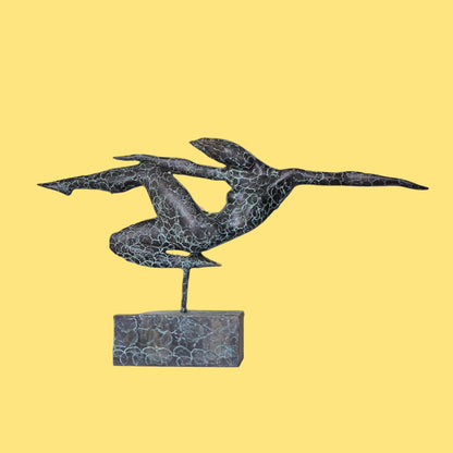 Art Abstract Bronze Sculpture Modern Art Statue Female Figure