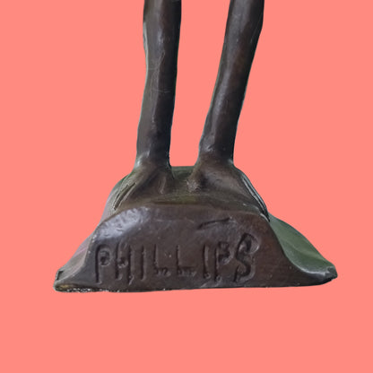 GYMNAST Sports Athlete Female Bronze statue Athletic sculpture