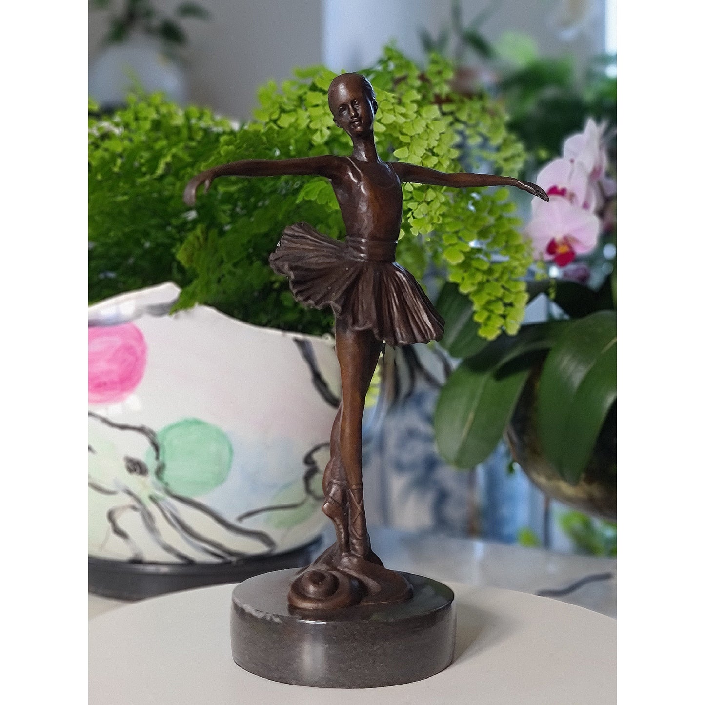 Female Ballerina Sculpture Art Home Decor