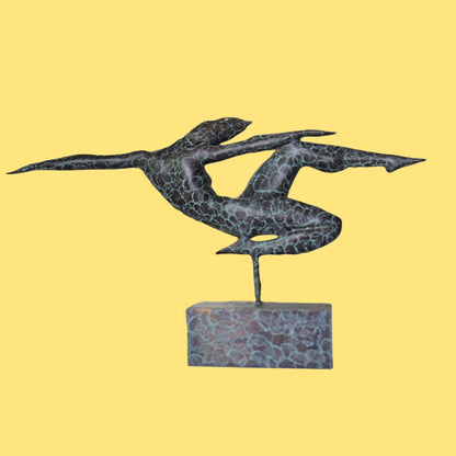 Art Abstract Bronze Sculpture Modern Art Statue Female Figure