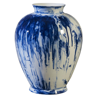 Hand painted Blue and White Vase
