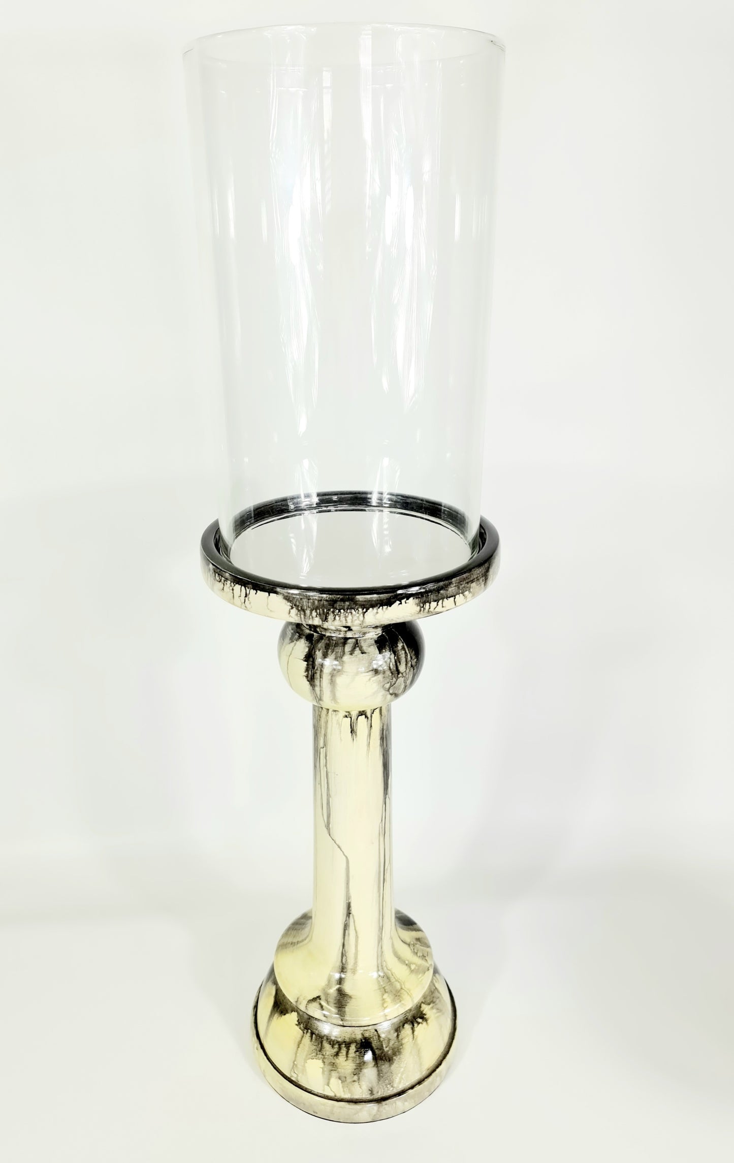 X Large Hurricane Candle Holder: Onyx Gradient