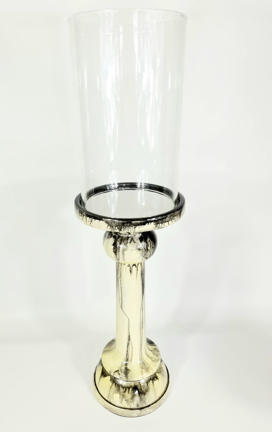 X Large Hurricane Candle Holder: Onyx Gradient