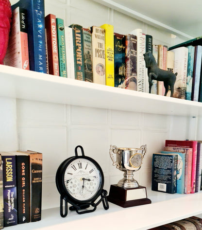 Antoine De Praiteau 23 Cm  Moving Gear Table Clock