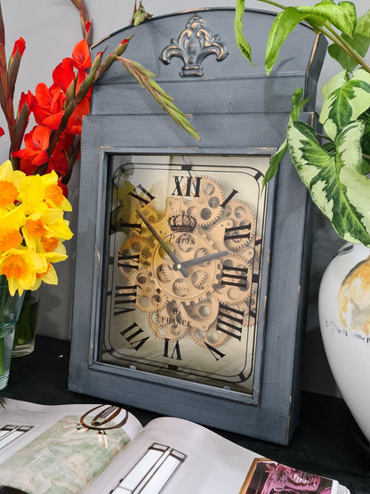 Old Town Square Paris De France 59 Cm Gear Wall Clock