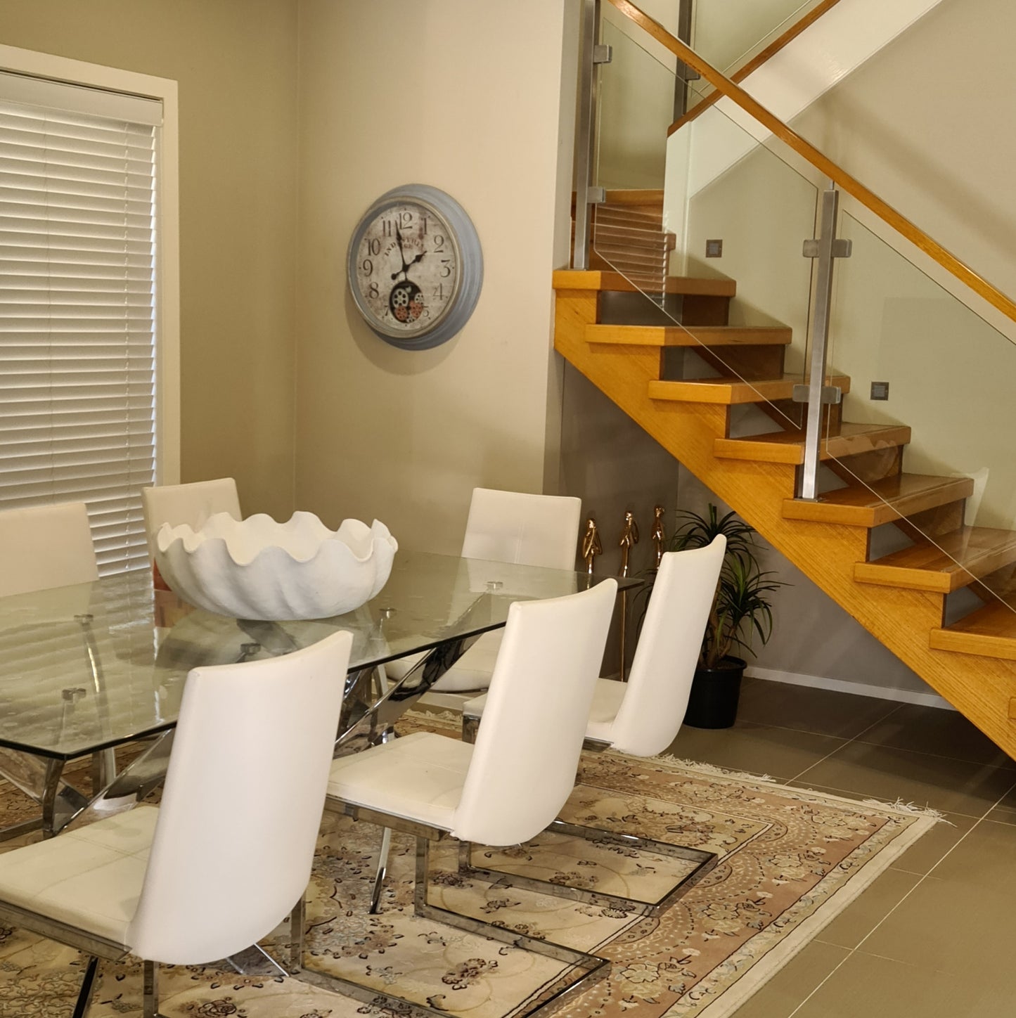 Industrial Age Numeric 58.9 Cm Antique Gear Moving Wall Clock