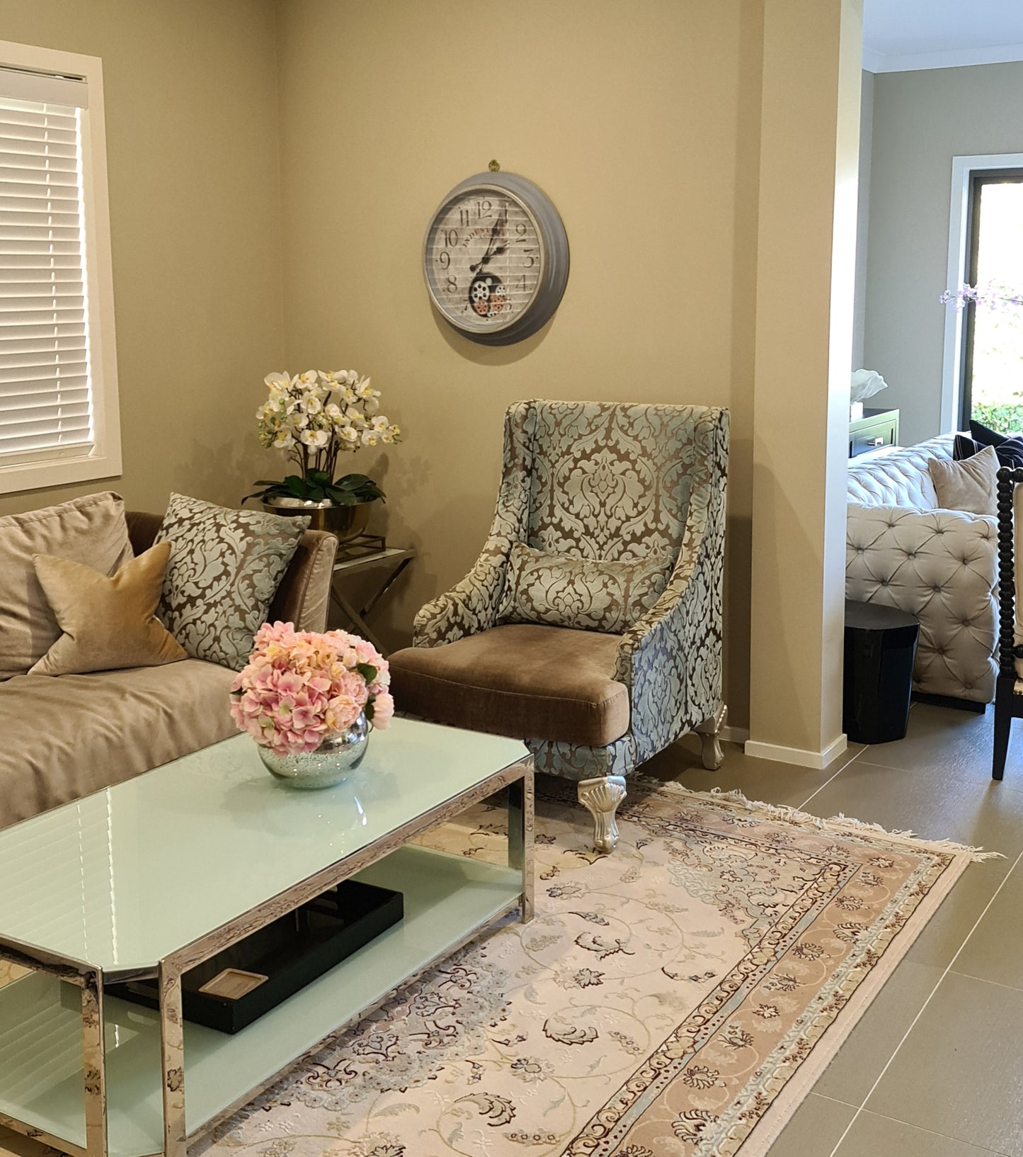 Industrial Age Numeric 58.9 Cm Antique Gear Moving Wall Clock