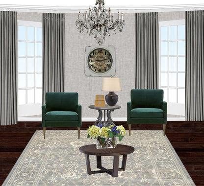 Antique 46 Cm Cafe De Marguerites Square Gear Wall Clock