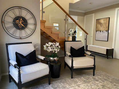 QUARTZ 90.5 Cm Moving  Gear Wall Clock