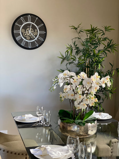 London Classic 54.5 Cm Numeral Moving Gear wall clock