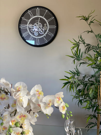London Classic 54.5 Cm Numeral Moving Gear wall clock
