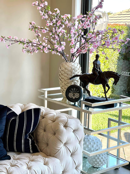 Antoine De Praiteau Victorian Black Gear Table Clock