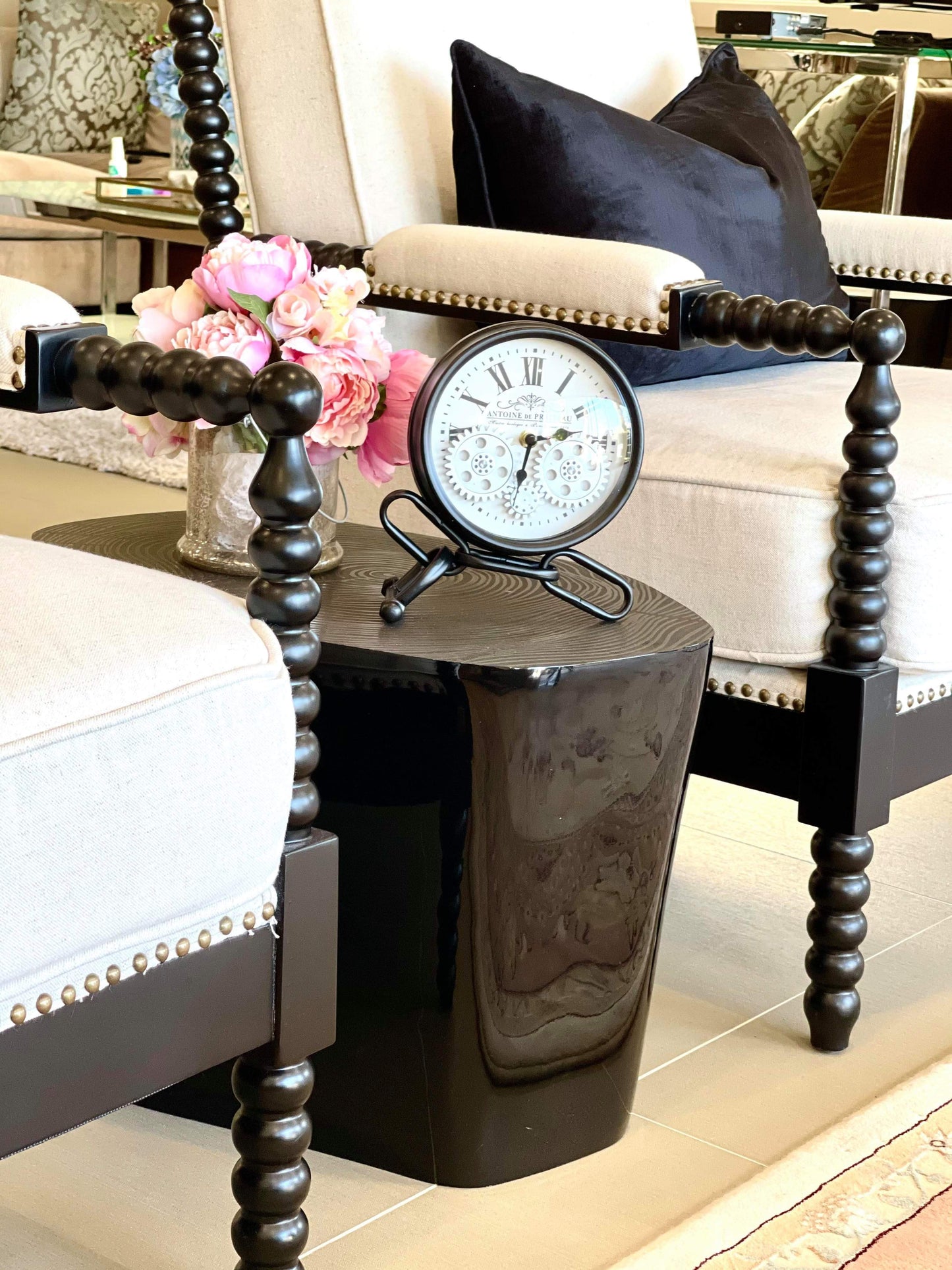 Antoine De Praiteau 21 Cm Moving Gear Table Clockw