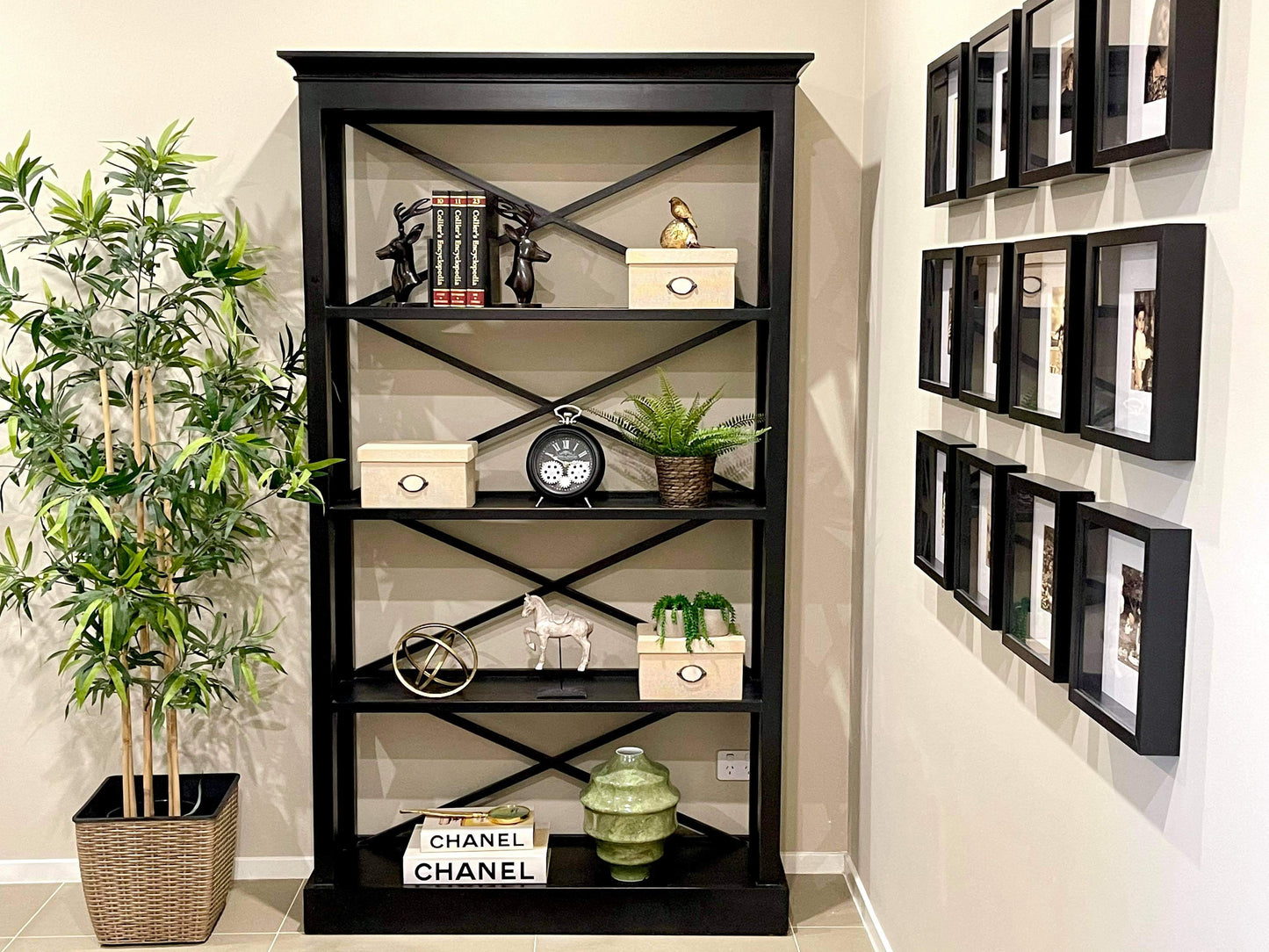 Antoine De Praiteau Victorian Black Gear Table Clock